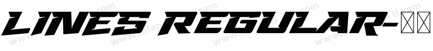 LINES Regular字体转换